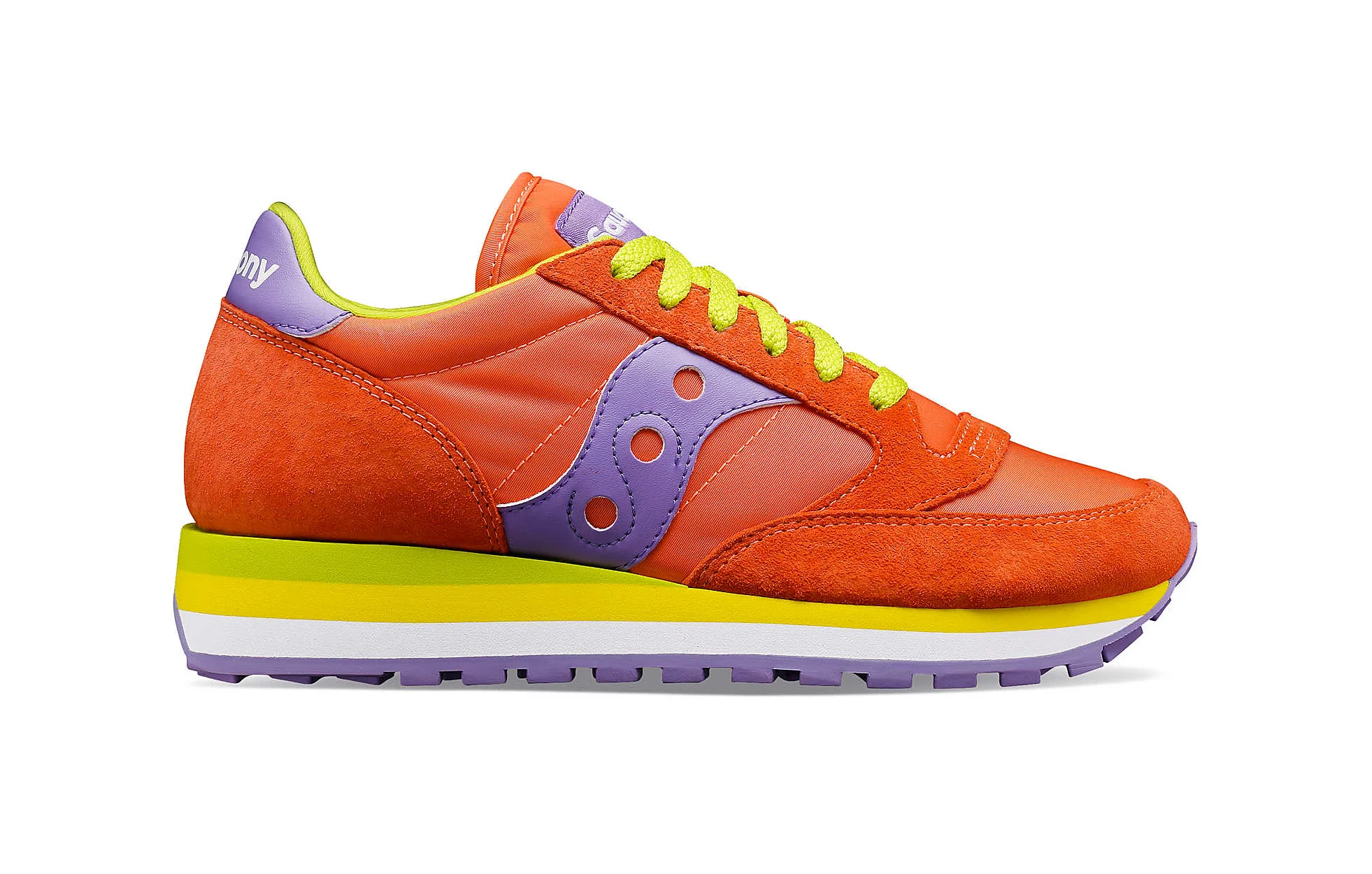 DONNA CALZATURE SNEAKERSSAUCONY DONNA SAUCONY ORIGINALS JAZZ O TRIPLE S60530 42 ORANGE LILAC