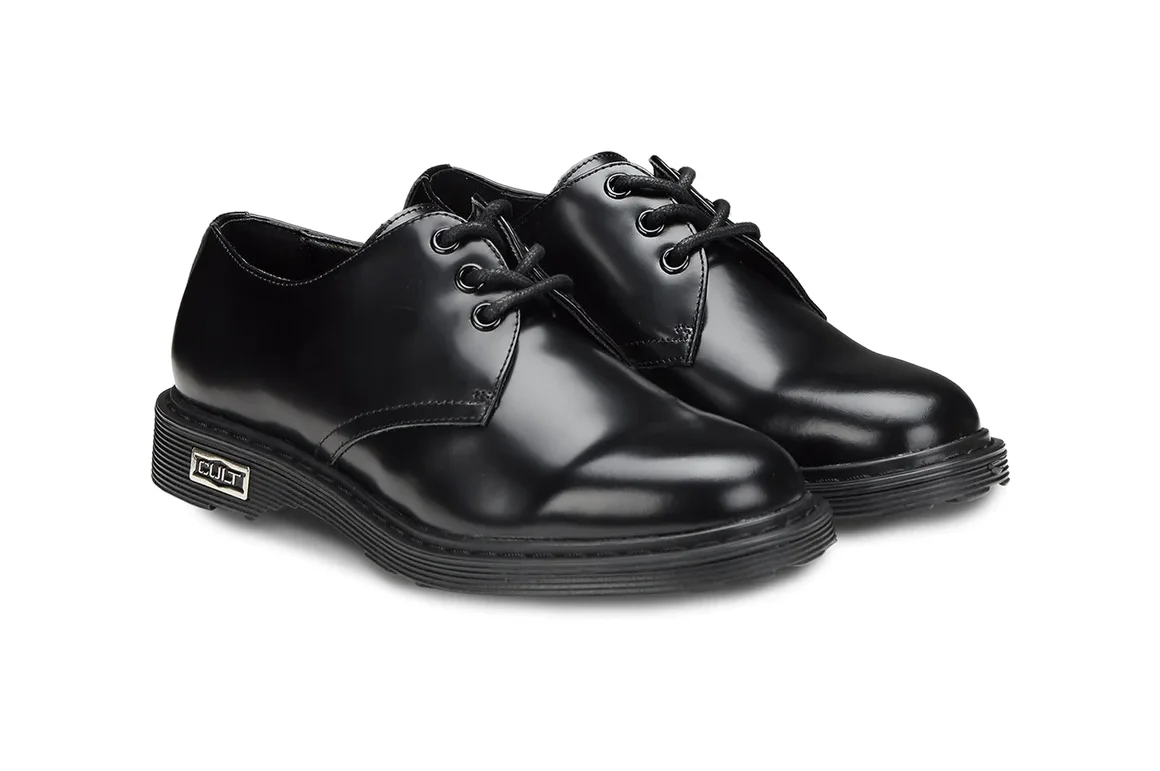 DONNA CALZATURE DERBY FRANCESINECULT DONNA CULT CLE101711 SABBATH 422 LOW W BRUSHED LEATHER BLACK
